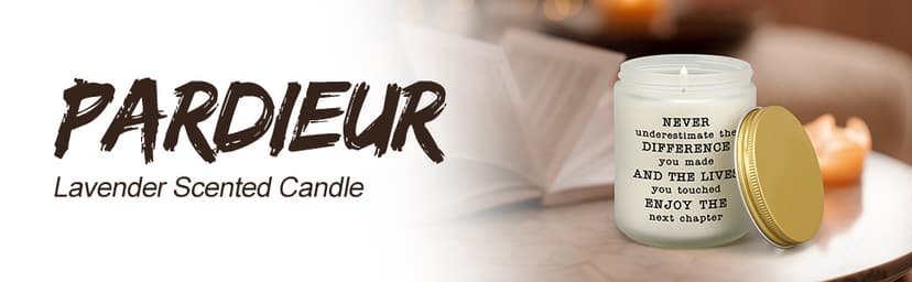 Goodbye Gifts for Coworkers, Retirement Gifts for Women, Going Away Farewell Moving Away Gift for Friends Teachers, Inspirational Gift, Lavender Candle