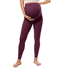 Buttergene Women's Maternity Leggings over the Belly Pregnancy Active Wear Workout Yoga Tights Pants