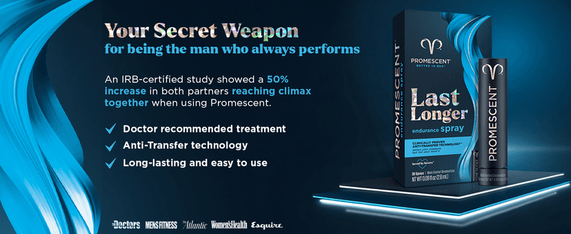 Promescent Desensitizing Delay Spray for Men Clinically Proven to Help You Last Longer in Bed - Better Maximized Sensation + Prolong Climax for Him, 2.6 ml