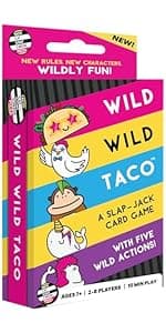 Santa Cookie Elf Candy Snowman Card Game – by Taco Cat Goat Cheese Pizza – Holiday Party Card Game – Great Stocking Stuffer – Fun for Kids, Teens, Adults and Family - 10 Min Ages 7+