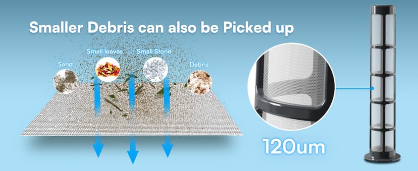 Handheld Spa Hot Tub Vacuum- Cordless Small Above Ground Pool Cleaner with 2 Brush Heads, 90 Mins Running Time, 12 Gallons/Min Powerful Suction, Ideal for Cleaning Debris and Sand Underwater, Black