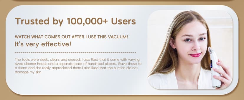 Blackhead Remover Pore Vacuum, Pore Cleaner for Face with 5 Attachments & 3 Suction Levels, USB Rechargeable Facial Blackhead Extractor Tool for Women & Men (Pearl White)