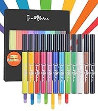 Jim&Gloria Dustless Hair Chalk Gifts for Girls Makeup Kit, Gift for Teen Girl Trendy Stuff, Kids, Teenage Tweens Teenager Temporary and Washable Color Dye Markers Age 7 8 9 10 11 12 13 14 Year Old Toy