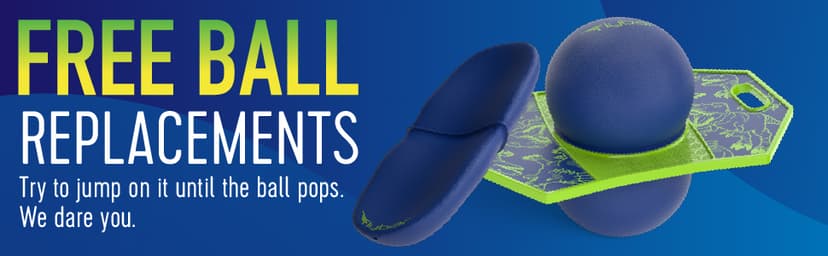 Flybar Pogo Trick Ball for Kids – Balance Bounce Board with Anti-Slip Deck – Pump Included - Indoor & Outdoor Toys for Boys and Girls Fun Way to Reduce Screen Time Supports up to 160 lbs – Ages 6+