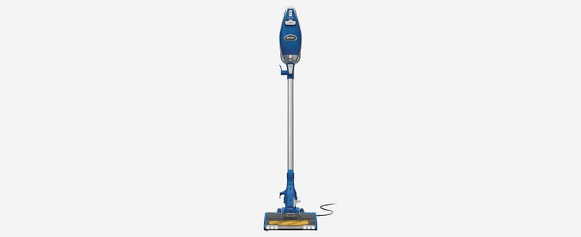 Shark HV343AMZ Rocket Corded Stick Vacuum with Self-Cleaning Brushroll, Lightweight & Maneuverable, Perfect for Pet Hair Pickup, Converts to a Hand Vacuum, Crevice Upholstery Tools, Blue/Silver