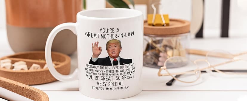Aurahouse Funny Mother-in-law Mug - 11 Oz, Great Mother-in-law Gift for Birthday, Mother's Day, Christmas