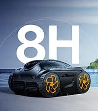 (2025 Upgrade) iGarden Pool Cleaner K36, Cordless Pool Vacuum Robot for Inground & Above Ground Pools, Smart Navigation, 220 Min Runtime, Touchscreen, Self-Parking, Cleans Floor, Wall & Waterline