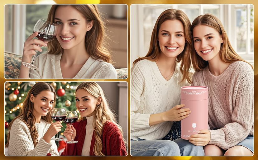 Personalized Gifts for Women, Monogrammed A-Z Wine Glass Customized Gift, Unique Christmas Birthday Gifts for Women Her Mom Friend Sister Wife Daughter Nurse (K)