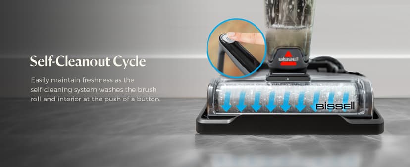 Bissell® CrossWave® OmniForce™ Cordless Multi-Surface Hard Floor Cleaner and Mop, Wet Dry Vacuum with Dedicated Dry Vacuum Mode, 3882