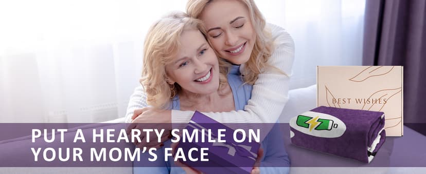 Craftique Gifts for Mom Birthday Christmas- Funny Soft Mom is Charging Blanket- New Moms Gifts for Women, Practical Blanket Throw for Napping Travel, 60”×50”