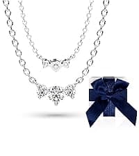 Heart Pendant Necklace for Her Moissanite Lab-Created Gem Jewelry for Women I Love You S925 Sterling Silver Gifts to Wife Girlfriend Mom Daughter Anniversary Birthday Christmas Valentines Day