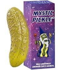 Mystic Pickle - Magic Fortune Teller with +100 Witty Responses - Unveiling The Briny Secrets of The Universe - Endless Entertainment with Friends, Family, Classroom Students - Best Novelty Gag Gift!