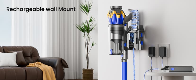 Cordless Vacuum Cleaner, Upgraded 600W 50KPA 70Mins Cordless Stick Vacuum Cleaner with Self-Standing and Touch Screen, Anti-tangle Wireless Vacumm, Vacuum Cleaners for Home/Pet Hair/Carpets/Floors