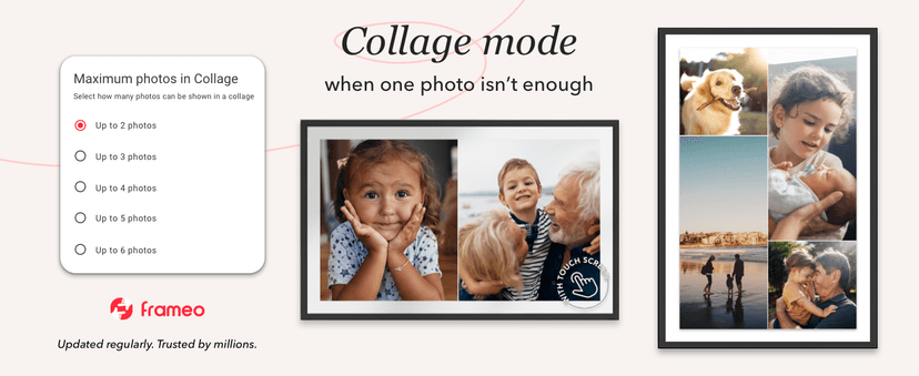 Digital Picture Frame, 10.1'' Frameo Digital Frame Wifi, 32GB Memory, 1280*800 HD Touch Screen Digital Photo Frame, Wall Mountable, Auto-Rotate, Share Instantly, Wedding, Birthday Gifts for Women, Mom