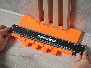 dodowin Contour Gauge Tool,Fathers Day Gifts for Men Birthday Dad Husband Him, Super Gauge Shape Outline Tool for Woodworking, Flooring Measure Tools,Anniversary/Boyfriend Gift