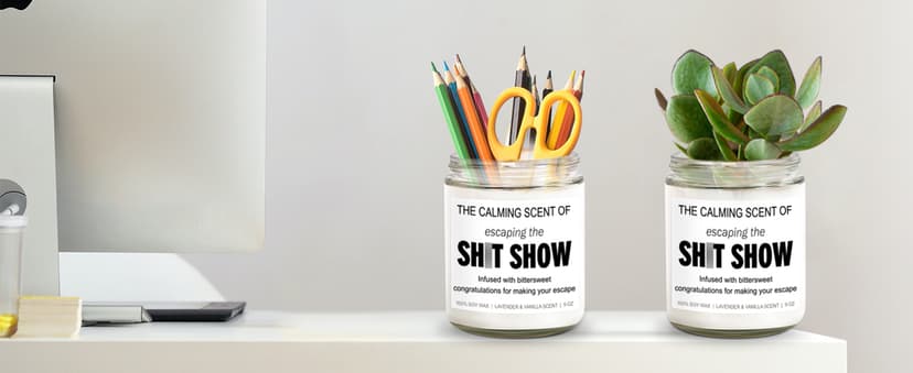 Sarcastic Candles, Going Away, Goodbye, Farewell Gifts for Coworkers - Retirement, Coworker Leaving Gifts for Women, Men - Leaving Job, Moving Away Presents for Friends, Boss, Work Bestie