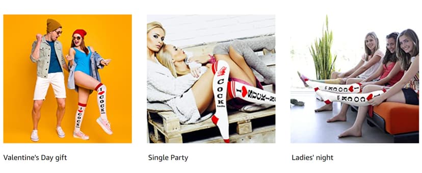 Funny Socks I Love Cocktails Knee Tube Party Stockings Gag Gifts for Christmas White Elephant Gift Exchange