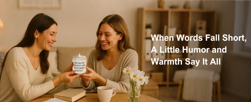 Get Well Soon Gifts for Women Men, Funny Present for Her Him After Surgery, Feel Better Candle Gift for Mom Sick Friends, Recovery, Sympathy, Cancer Comfort, Grieving, Divorce, Thinking of You Gift