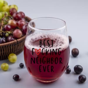 Perfectinsoy You're My Person Funny Stemless Wine Glass, Best Friend Wine Glass for Women, Perfect Birthday, Wedding, Christmas, Mother's Day Gift for Women Friend