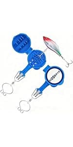 HOOK-EZE Fishing Knot Tying Tool | Protect from Fish Hooks | Tie Fishing Knots Easily | Cool Gadgets for Fishermen | Ice Fly Fishing | Fishing Accessories for Beginner Anglers | Nail Knot Tool