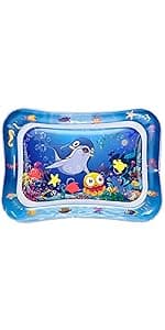 Infinno Inflatable Tummy Time Mat Premium Baby Water Play Mat for Infants and Toddlers Baby Toys for 3 to 24 Months, Strengthen Your Baby's Muscles, Portable