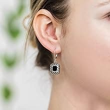 Bottled Up Designs Handmade Brass Drop Earrings, Sterling Silver, Eco Friendly, Recycled Vintage Bottles, Made in USA, Birthday Gifts, Mothers Day, Women, Anniversary