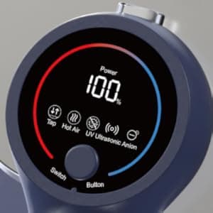 Mattress Vacuum Bed Vacuum Cleaner with 253.7nm UV-C Light, Hyper Helix Motor with 16kPa Strong Suction & 33000 RPM/Min Tapping, HEPA Filter, 149℉ Heat & Ultrasonic & Anion for Bed and Pet