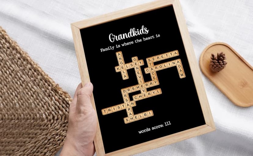 10" Hands Down Best Dad Ever DIY Handprint Kit with Acrylic Paint, Art Craft Family Keepsake Wood Frame Dad Keychain Birthday Father's Day Gift for Daddy, Papa Family Sign with Kids Names HF90-D