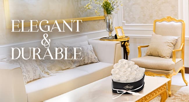 16 Flower Forever Heart Shape Box - Preserved Roses Gift for Her, Preserved Flowers, Red