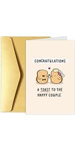 Chenive Naughty Wedding Day Card to Your Bride or Groom, Cheeky Wedding Gift for Partner, I Cannot Wait To Have Sex With You Marry You Today