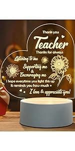 Afterprints Sister Gifts - to My Sister Night Light, Sister Birthday Gifts, Sisters Gifts from Sister Brother on Graduation, Wedding, Christmas, Engraved Night Lamp