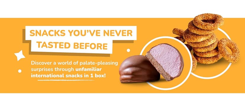 Midi International Food Hamper | Premium Exotic Foreign Foods | Unique Hampers & Gourmet Gift for Men and Women | American Alike Retro Turkish Foods | 12 Full-Size + 1 Bonus Snacks