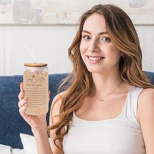 Friendship Gifts for Women Friends, Gifts for Friends Female, Gifts for Best Friend - Gifts for Sister - Sister Birthday Gifts - Galentines Day, Valentines Gifts for Friends - 16 Oz Can Glass