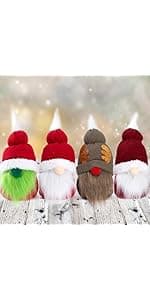 3pcs New Christmas Decoration Long Legs Rudolph Doll Christmas Children Gift Hotel mall Window Decoration