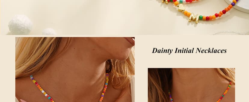 Colorful Initial Necklaces for Girls Kids - Colorful Heart Bubble Initial Letter Necklace Teen Girls Gifts Trendy Stuff Birthday Gifts for 5 6 7 8 9 19 Year Old Girl Gifts