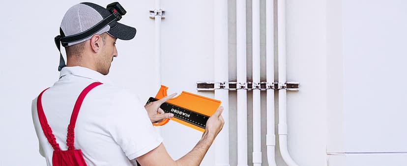 dodowin Contour Gauge Tool,Fathers Day Gifts for Men Birthday Dad Husband Him, Super Gauge Shape Outline Tool for Woodworking, Flooring Measure Tools,Anniversary/Boyfriend Gift