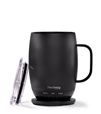 Nextmug - Temperature-Controlled, Self-Heating Coffee Mug (Black - 14 oz.)