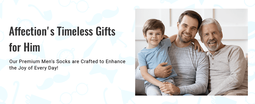 Dark Blue Reel Cool Socks - Funny Gifts For Godfather Step Dad Son In Law Cousin