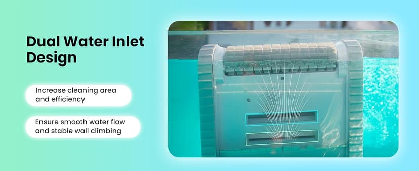 Chasing Hydro 4 SE Pool Vacuum for Inground Pools | Robot Cleaner for Floor, Wall & Waterline | Always Cleaning, Never Charging | 40ft Cord | 4.1L Filter Basket for Inground & Above Ground Pools