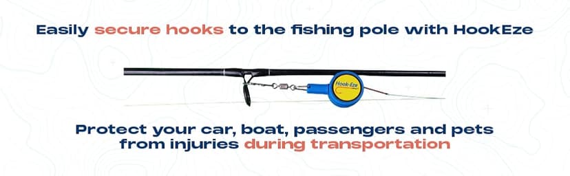 HOOK-EZE Fishing Knot Tying Tool | Protect from Fish Hooks | Tie Fishing Knots Easily | Cool Gadgets for Fishermen | Ice Fly Fishing | Fishing Accessories for Beginner Anglers | Nail Knot Tool