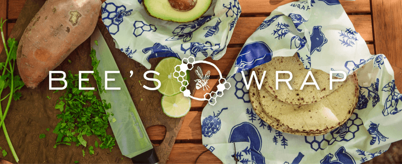 Bee's Wrap Beeswax Wraps for Food - Made in USA Reusable & Organic Food Wraps, Sandwich Wrap & Bowl Covers - Eco-Friendly Alternative to Aluminum Foil & Plastic Wrap, Ocean 3 Pack (S, M, L)
