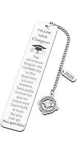 KINMES Funny College Graduation Gifts for Him Her 2025 College High School Master Degree Graduation Gifts, Senior Gift for Son Daughter Class of 2025 Keychain, Senior Night Gift for Graduate Friends