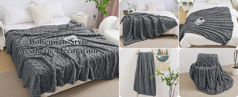 Aganear Fleece Throw Blanket - Cozy Soft Lightweight Fuzzy Throw Blanket for Women Portable Throw Blankets for Couch, Warm Present for Birthday, Christmas, Halloween, Housewarming(50"x60", Khaki)