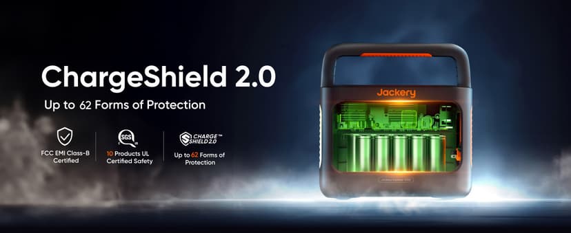 Jackery Solar Generator 1000 v2 with 200W Solar Panel,1070Wh Portable Power Station LiFePO4 Battery,1500W AC/100W USB-C Output, 1Hr Fast Charge for Outdoor,Off-Grid Living,RV,Emergency