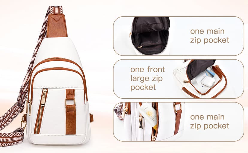 Crossbody Bags for Women Mothers Day Gifts for Mom Her Wife Birthday Gifts Small Sling Bag Leather Fanny Packs for Travel