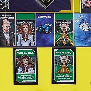 Monopoly Batman Edition Board Game | Monopoly Game for Batman Fans | Ages 8 and Up | 2 to 4 Players | Family Games | Strategy Games for Kids and Adults (Amazon Exclusive)