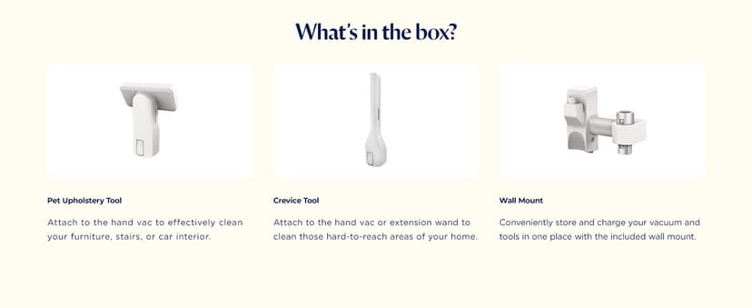 Bissell PowerClean 200W Self-Standing Cordless Vacuum w/Tangle Free Brush Roll, Removeable Battery, Wall Mount, Upholstery Tool & Bright Headlights, 4173