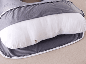 Momcozy Pregnancy Pillows for Sleeping, U Shaped Full Body Maternity Pillow with Removable Cover - Support for Back, Legs, Belly, HIPS for Pregnant Women, 57 Inch Pregnancy Pillow for Women, Grey