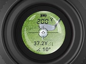 REDTIGER Golf Rangefinder with Slope, 1200 Yards Laser Range Finder Golfing, 7X Magnification, Flag Pole Locking Vibration, Rechargeable Range Finders with Magnet Stripe, GolfVue Series 1