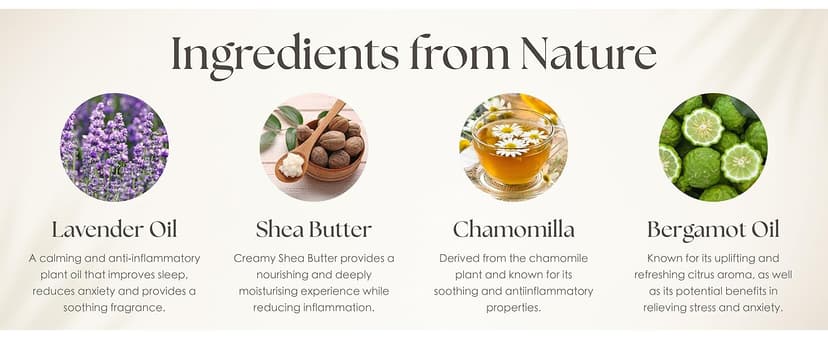 NURTURE BY NATURE Relax & Calm Christmas Gift Basket – Spa Gifts for Women with Bath Bomb, Hand Cream, Lavender Pillow Mist & Scented Candle - Vegan - Stocking Stuffers, Holiday Gifts, Gifts for Mom